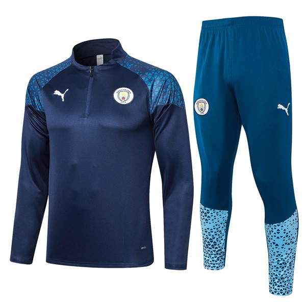 Sweatshirts Manchester City 2024 Blau 4